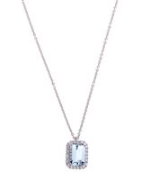 Halskette Crivelli Acquamarina in Weißgold Acquamarina 2.05 Ct 412-45175 - 412-45175